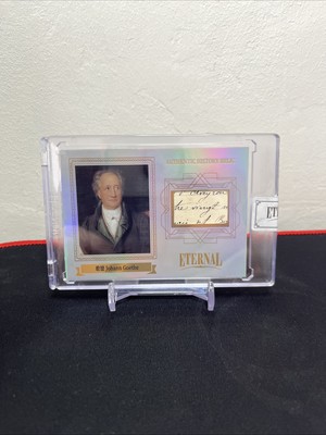 Johann Goethe History Relic Card /50  Eternal 2024