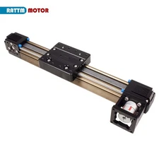 US SHIP】Linear Rail JD45C 200mm Synchronous Belt Module Electric Sliding Table
