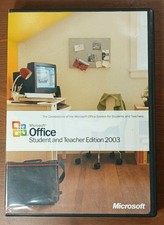 Microsoft Office 2003 Student and Teacher Edition Genuine Near Mint Condition