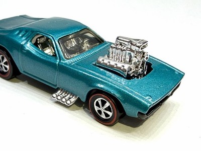 Hot Wheels 1970 Diecast CUSTOM MADE Redline Rodger Dodger Teal