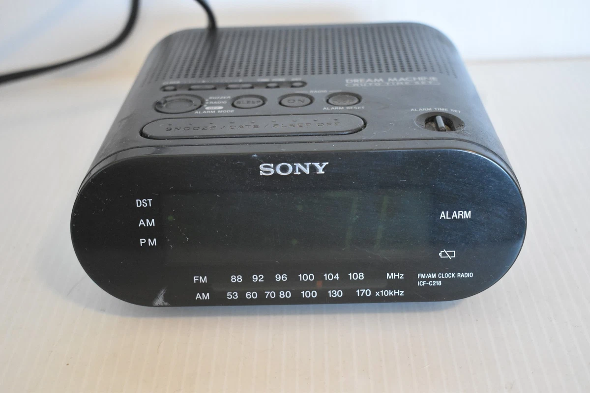 Sony Dream Machine ICF-C218 Radio Reloj Despertador AM/FM Digital (GEQ10)
