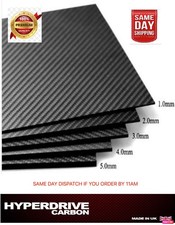 Carbon Fibre Sheet Matte Twill 3k Rigid 300 x 200mm 1,2,3,4,5mm  RC Drone
