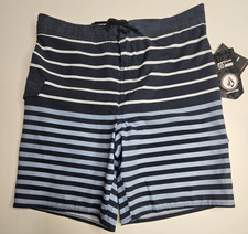 Volcom Swim Boardshorts Trunks Shorts Striped Boys Size XL 16 NEW