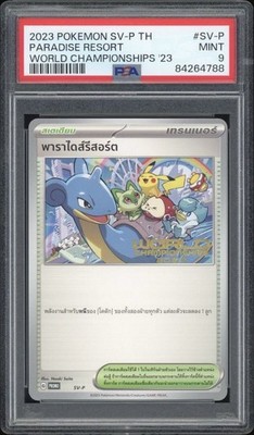 2023 Pokemon THAI World Championships Paradise Resort SV-P PSA 9