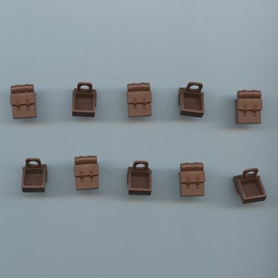 Star Wars LEGO x 10 Reddish Brown Minifigure Backpack Non-Opening
