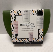 Philosophy 4 Piece Gift Set w/Bag- Amazing Grace, Ultimate Miracle, NEW RARE