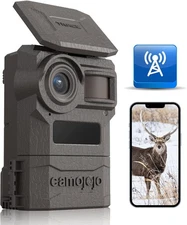 Camjojo 4G LTE Trail Camera, 1080P Video, 0.2s Trigger, IP66 Waterproof