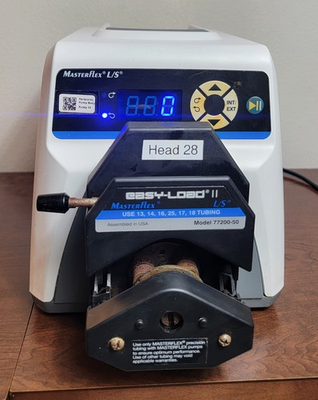 #ad Masterflex L S 07528 10 Peristaltic Pump w Easy Load II Head Pump 77200 50 test $800.00