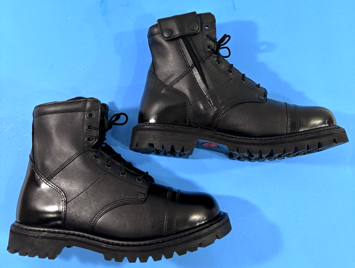 Rocky 2091 Side Zipper Jump Boots 7” Black Leather Men’s 13W EUC Paratrooper Rocky Side Zipper Jump Boot – Rocky Boots main image 4
