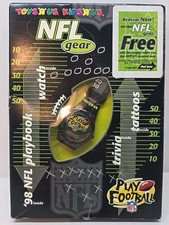 Vintage 1998 NFL Gear Football Watch Set Toys R Us Exclusive - New Old Stock
