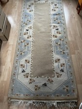 Handwoven Traditional Turkish Wool Rug,great condition,width 81cm,length 125cm