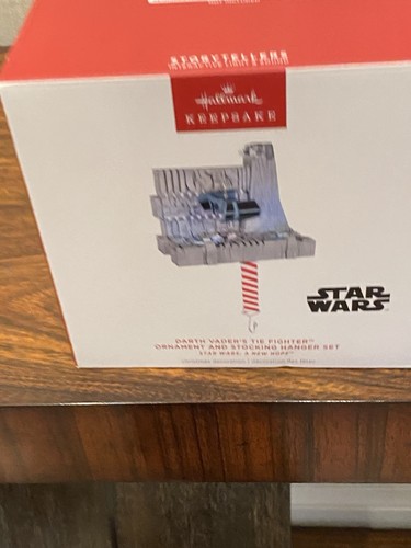 Star Wars LUKE X-Wing and VADER Tie Stafighter Ornament and Hanger Set of 2 - Picture 12 of 15