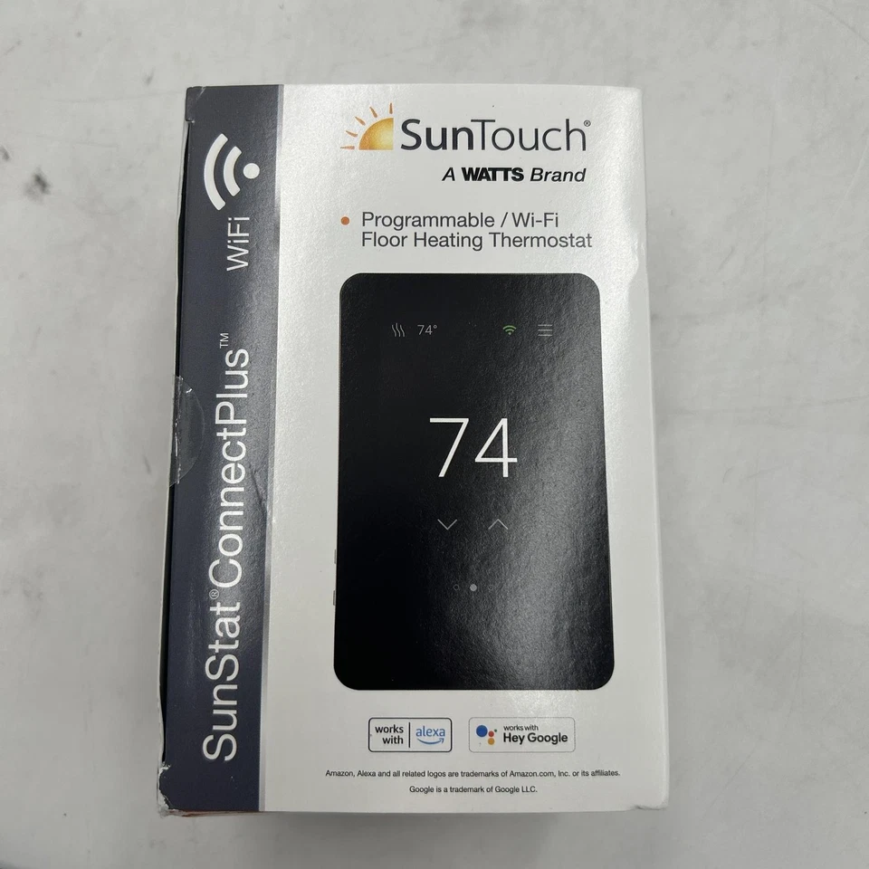 SunTouch ConnectPlus WarmWire Under Floor Heating Kit & Cable, Sensor, 60 sq ft - Image 3 of 4
