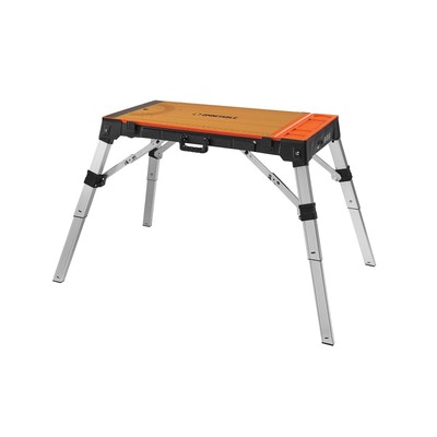 Disston 30146A OmniTable 4 in 1 Portable Workbench Work Table Dolly Scaffold ...