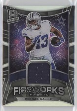 2020 Panini Spectra Fireworks Fabric 95/99 Michael Gallup #13 0w8