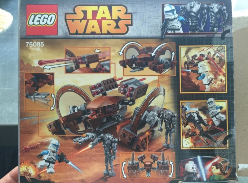 LEGO 75085 Star Wars Hailfire Droid Clone Trooper Lieutenant Sealed MISB