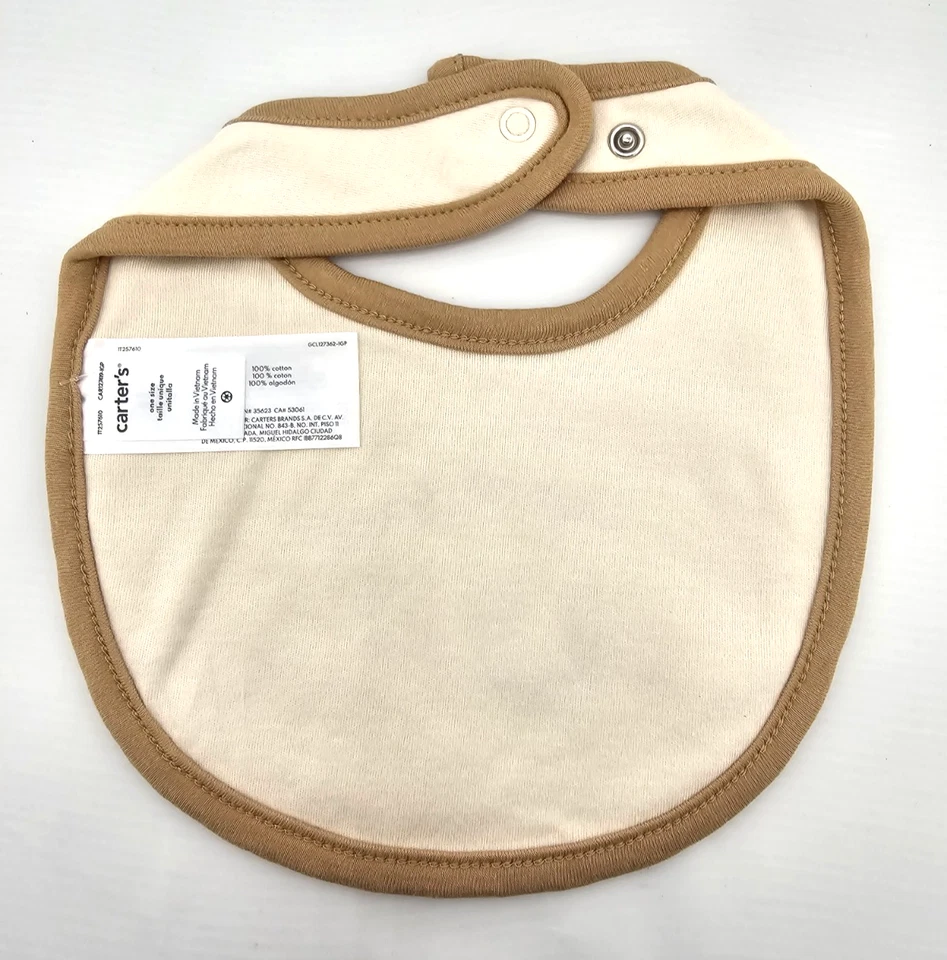 Nuevo con etiquetas Baby Carter's My First Thanksgiving Teething Babero Infantil Baba Otoño Otoño Foto 4 de 4