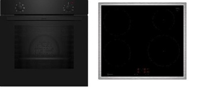 Neff BX16IB EEK:A Backofen Set (B1DCA0AK0 +T46SBE1L0) mit Induktionskochfeld, 60
