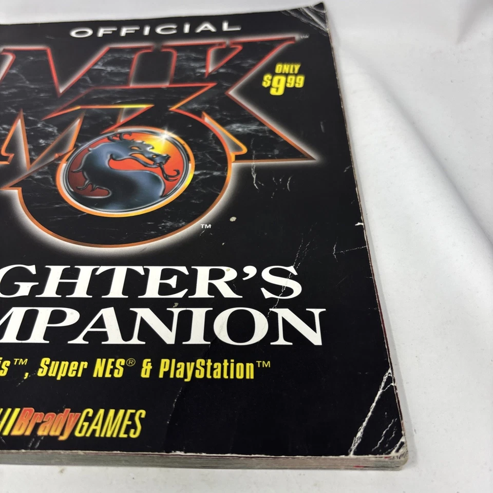 Official Mortal Kombat 3 Fighters Kompanion Brady Games 1995 Sega SNES Playstion - Image 4 of 4