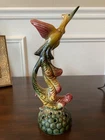 Hull Pottery Bird Of Paradise Flower Frog 1950's Vintage 11”