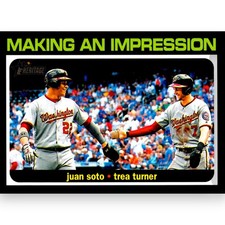 2020 TOPPS HERITAGE HIGH NUMBER COMBO CARDS #CC-9 SOTO TURNER