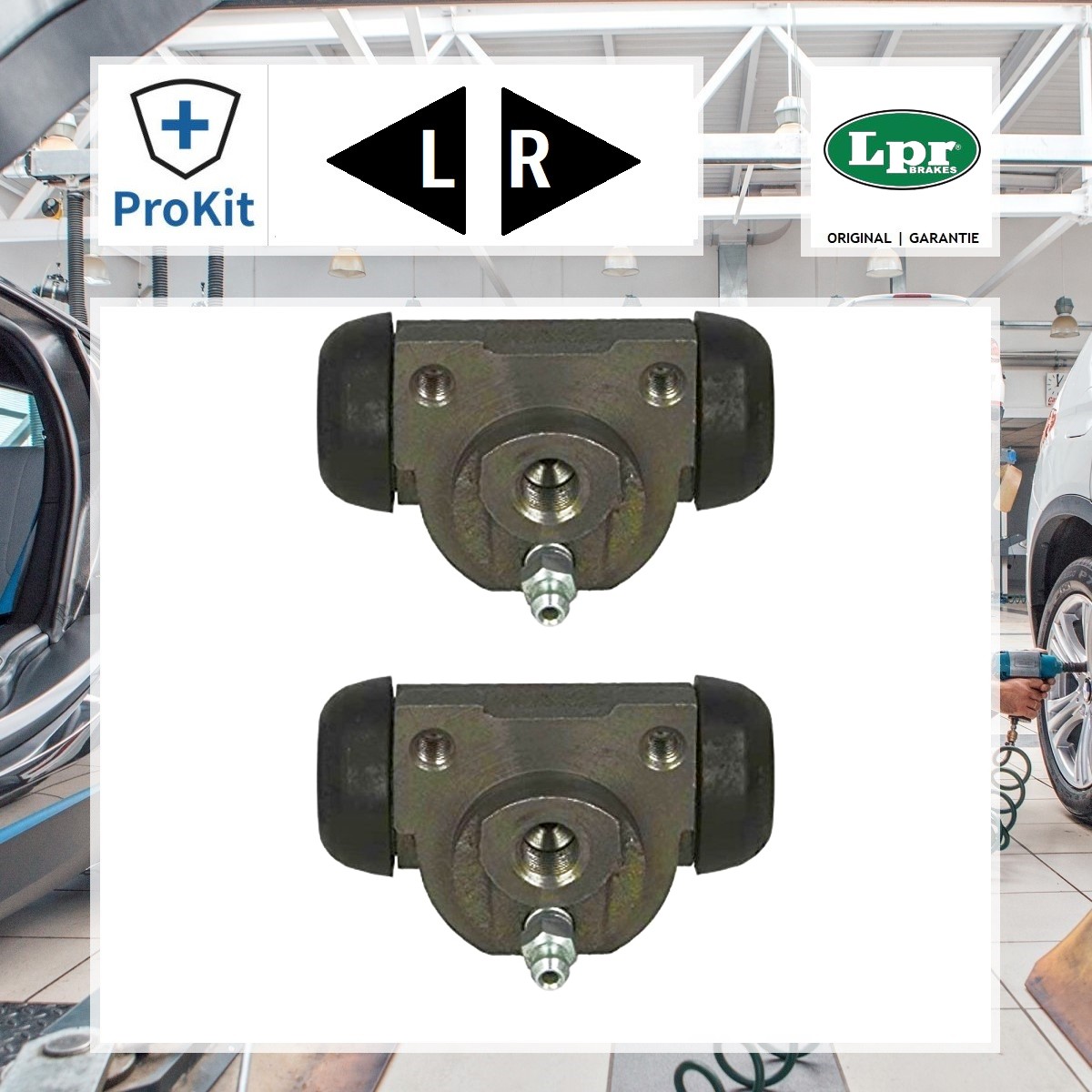 2x ORIGINAL® Lpr Radbremszylinder Hinten für Fiat UNO (146_ 158_) TIPO TEMPRA