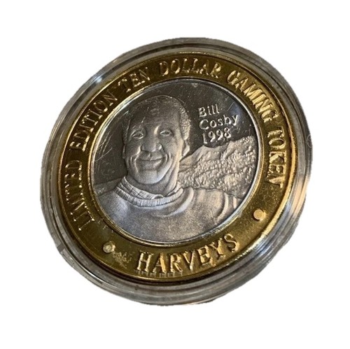 Harveys Limited Edition $10 Casino Strike 1993 Lake Tahoe .999 Fine Silver