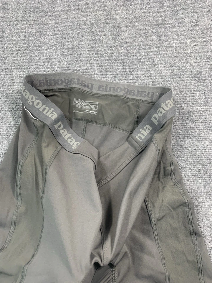 Patagonia  Cycling Padded Shorts Womens Large Gray Elastic Waist Pull On - Image 2 of 4