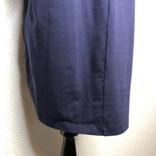 Eileen Fisher marineblau Tasche vorne Strick Tunika Top/Kleid Gr. Small - Bild 10 von 11