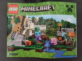 LEGO 21123 Minecraft The Iron Golem 100% Complete w/Instructions 