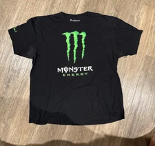 Monster Energy Black T Shirt 2025 Promotional Item Size XXL