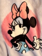 Disney Minnie Mouse Plush Blanket 50  X 70  Soft Polyester Lavender