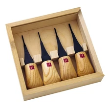 Carving Tools, Micro Palm Craving Set, Set of 4 (FR804)