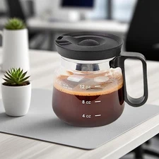 16Oz Coffee Pot Mug with Spill Proof Lid Coffee Pot Unique Heatproof Coffee Mug