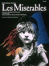 Les Miserables Instrumental Solos for Violin Instrumental Solo NEW 000849021
