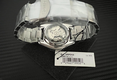 SEIKO 5 Sports SRPD59 Japan Orange sunray dial with gold and black
