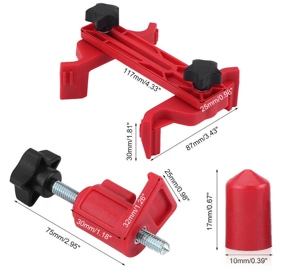 Universal Camshaft Dual Cam Clamp Alignment Timing Belt Gear Locking Tool Holder - Image 2 of 4