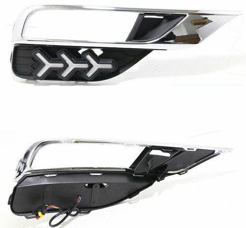 2x For 2015-2016 Honda CRV CR-V Front Bumper LED Daytime Running DRL Fog Lights - Picture 14 of 15