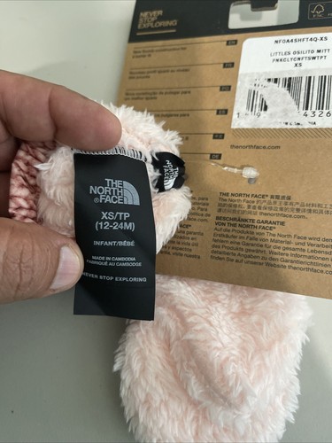 The North Face Littles Mossbud Swirl Mitt XS - Picture 8 of 9