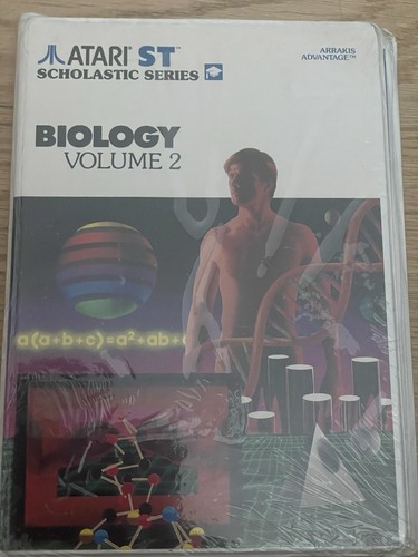 Biology Volume 2 for Atari Scholastic Series ST ARRAKIS ADVANTAGE - Picture 1 of 3