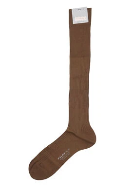 FALKE No.10 Herren Kniestrümpfe Strümpfe 41-42 braun humus Baumwolle NEU - Bild 1 von 4