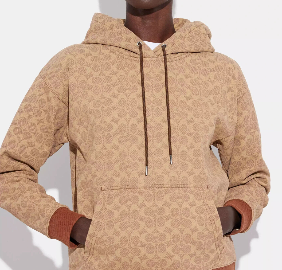 ★MUCENT★Leather Point Signature Sweatshirt★ Minnesota Wild Luxe Signature Hoodie Heirloom - Levelwear
