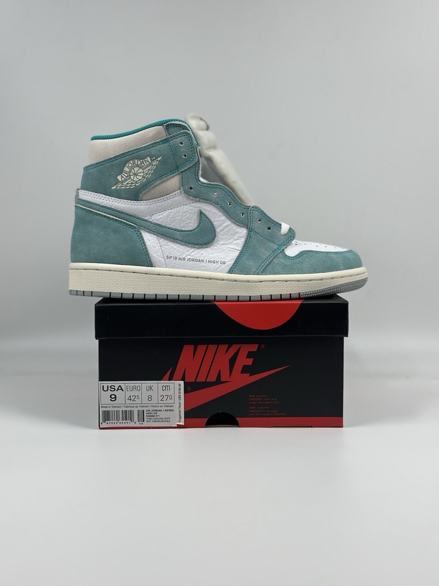 turbo green jordan 1 size 9