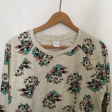 NEW DISNEY MICKEY MINNIE PULLOVER SWEATSHIRT WOMEN'S SZ M