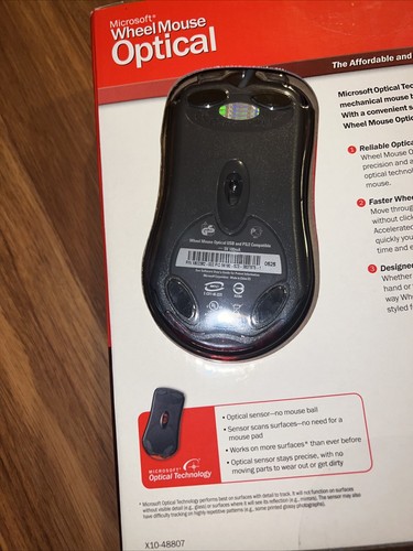 Microsoft Wheel Mouse Optical USB PS/2 - D66-00069 - Picture 6 of 9