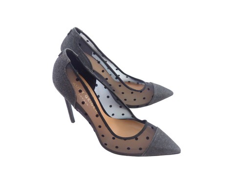 Kurt Geiger 'Simone' Black Mesh/Glitter 