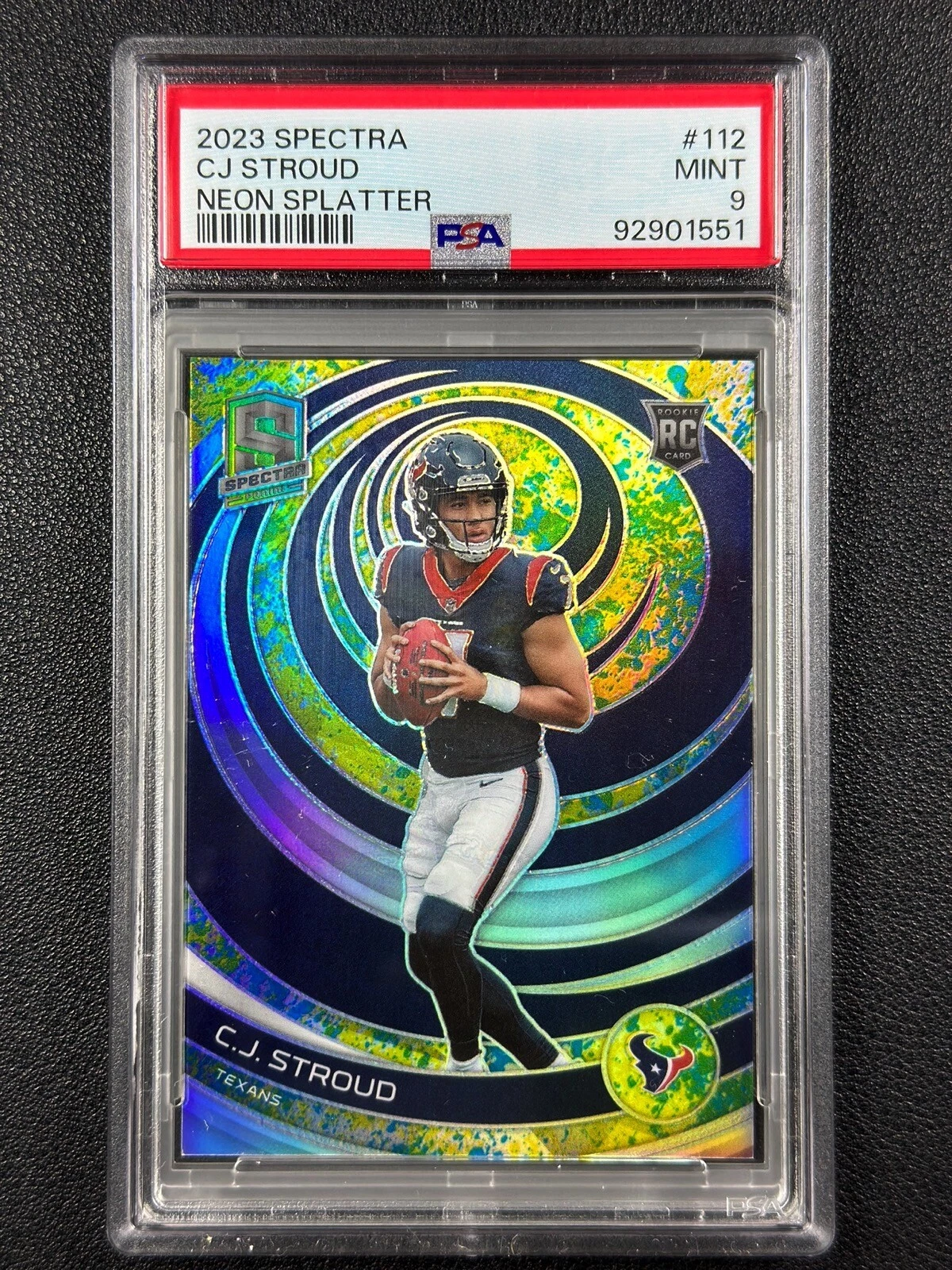CJ Stroud Panini Spectra #112 Neon Splatter