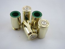 5 Bullet Tire Valve Stem Caps 45 Acp Shells Brass Case W Nickel Center