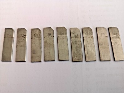 Precision Metric Gauge Block 1.04 - 1.27mm Grade 2 Industrial quality USSR