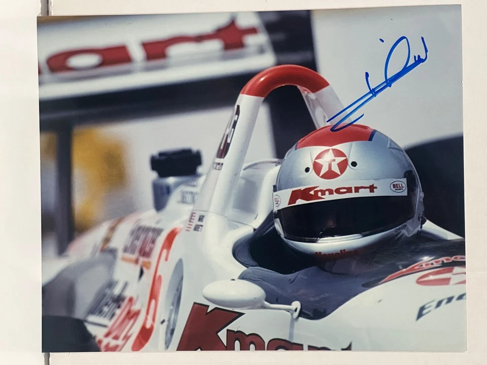 Foto firmada por Mario Andretti 8 x 10 Todd Mueller Autenticado Legendario Driver Foto 2 de 4